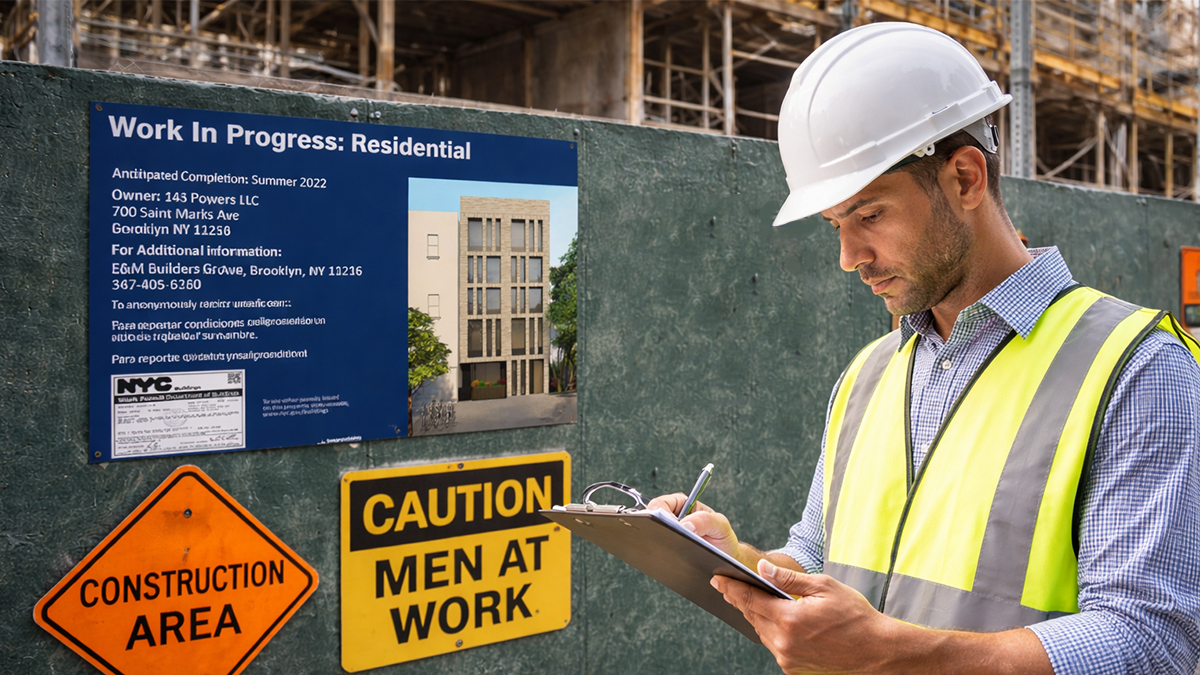 How to Stay Compliant with NYC DOB Sign Requirements