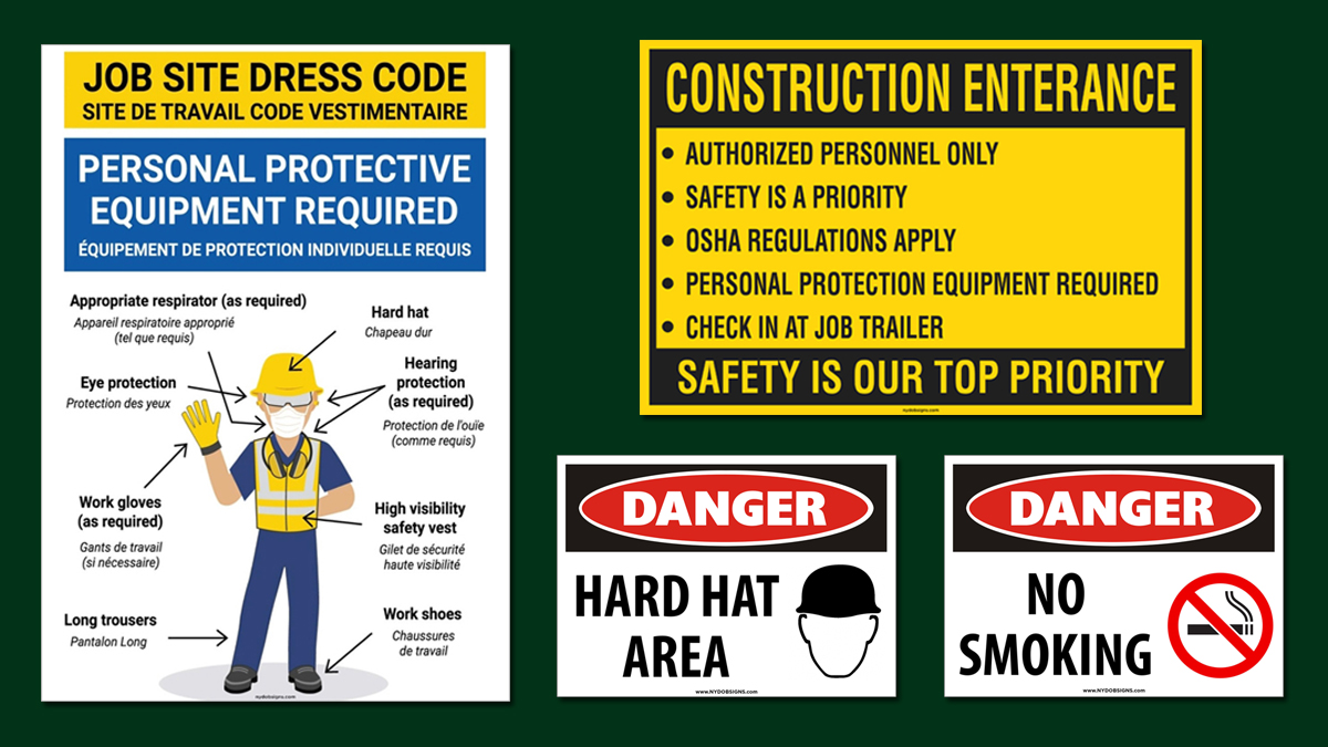 Common Construction Safety Signs Explained: